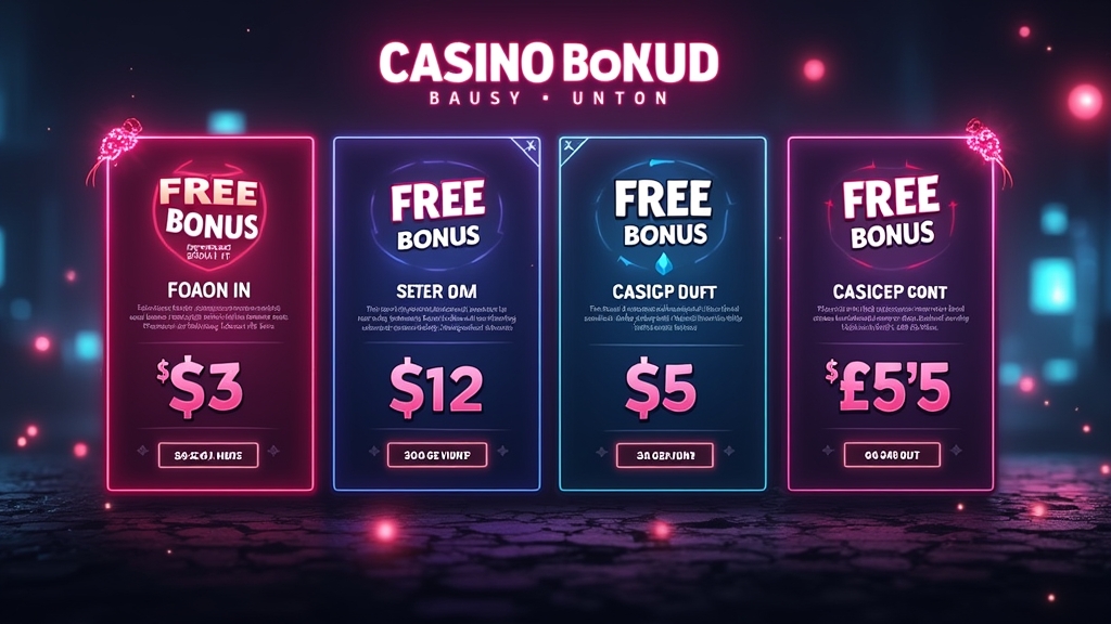 Mehrere Gratisboni und Zeitlimits auf einer Casino-Promotions-Tafel
